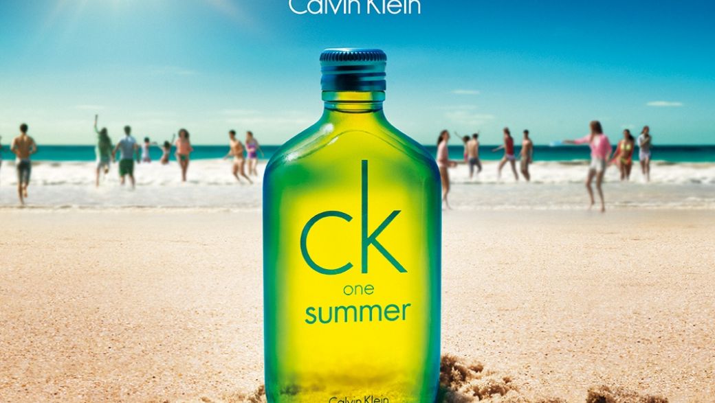 ck one summer green bottle